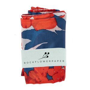 Icelandic Poppies  blu Reusable Shopping Bag 4