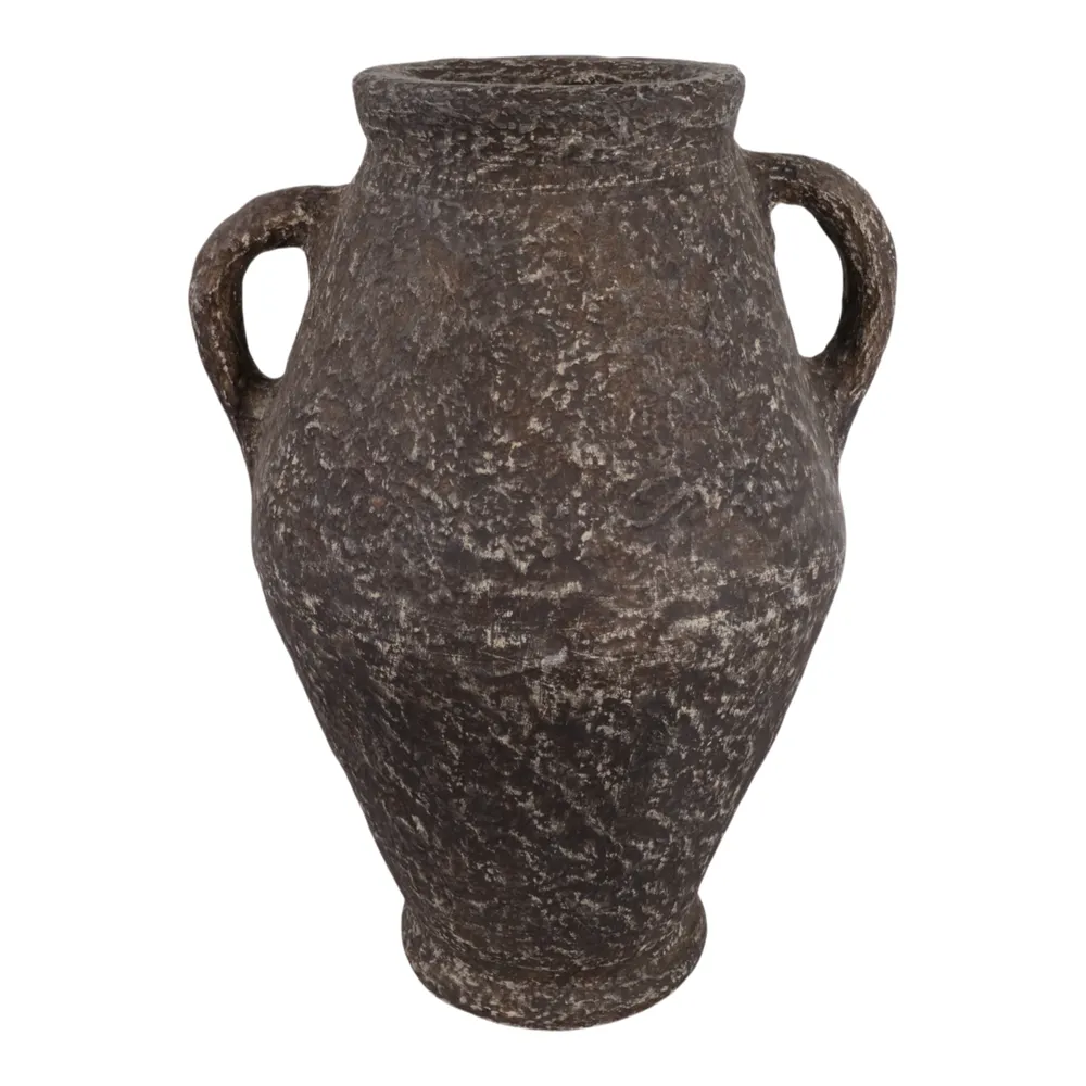 NATESTONE BROWN VASE 31 (IN)