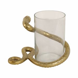 HARPERRIDGE GOLD CANDLE HOLDER 6 (IN) 5