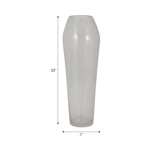 JANEPARK CLEAR GLASS VASE 22 (IN) 10