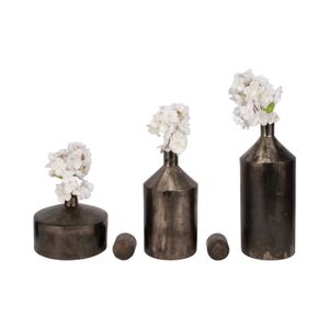 FALLONCREST SET OF 3 GOLD VASES 17 (IN) 3