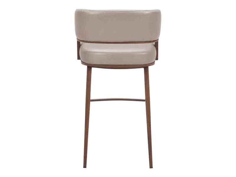 Poise Barstool Brown & Walnut 5