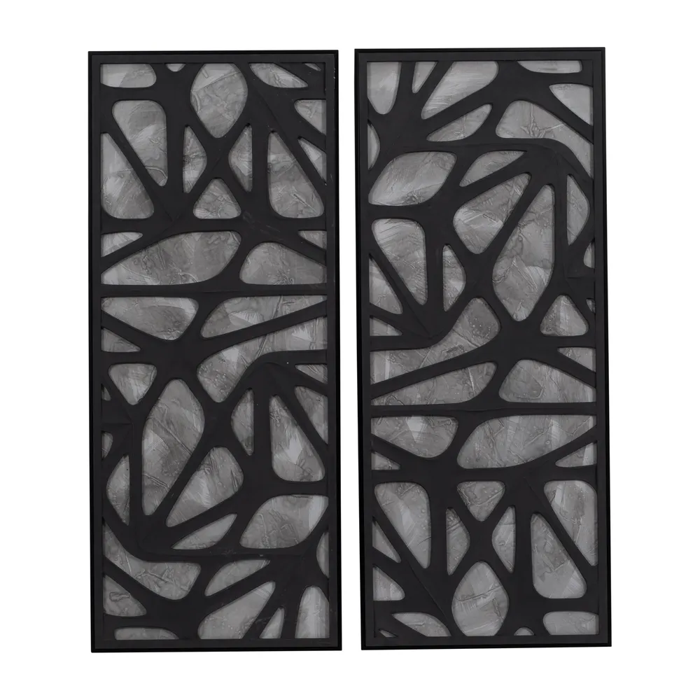ANSELGROVE SET OF 2 BLACK ART 59 (IN)