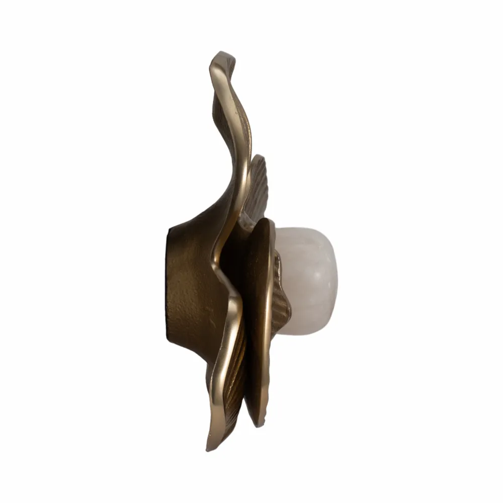 ARLOCREST SET OF 3 GOLD WALL FLOWERS 7 (IN)