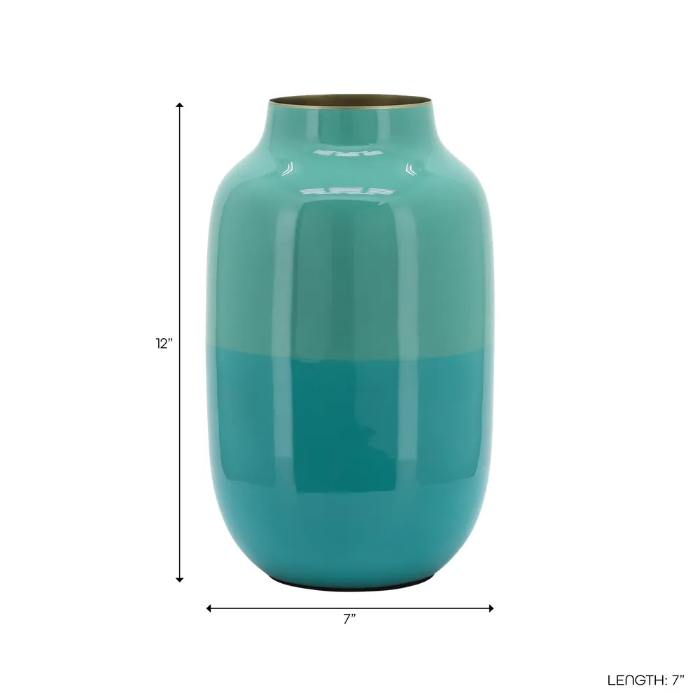 HELENAGROVE GREEN VASE 12 (IN)