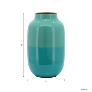HELENAGROVE GREEN VASE 12 (IN) 7