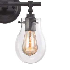 Jaelyn 13'' Wide 2-Light Vanity Light - Oil Rubbed Bronze 4