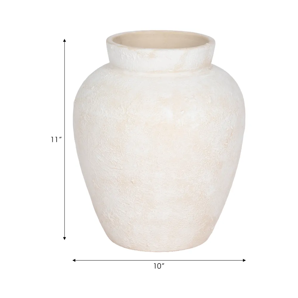 TROYSTONE IVORY VASE 12 (IN)