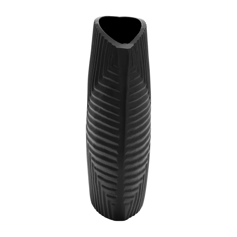 EMMONS BLACK VASE 10 (IN)
