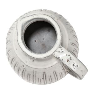 Muriel Pitcher - Small Aged White Glazed 2