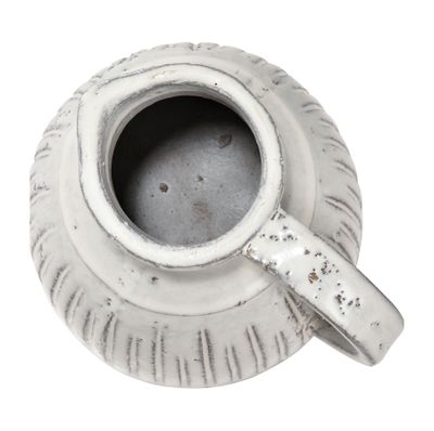 Muriel Pitcher - Small Aged White Glazed