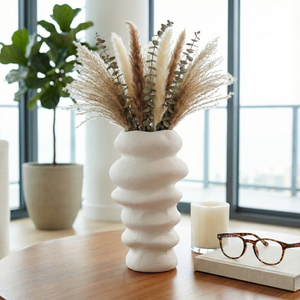 DUTTONMORE WHITE VASE 12 (IN) 10