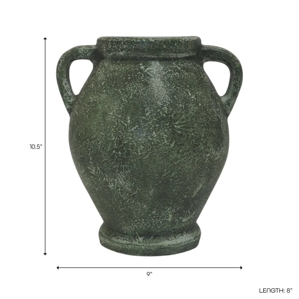 CHILTONLAND GREEN VASE 11 (IN)