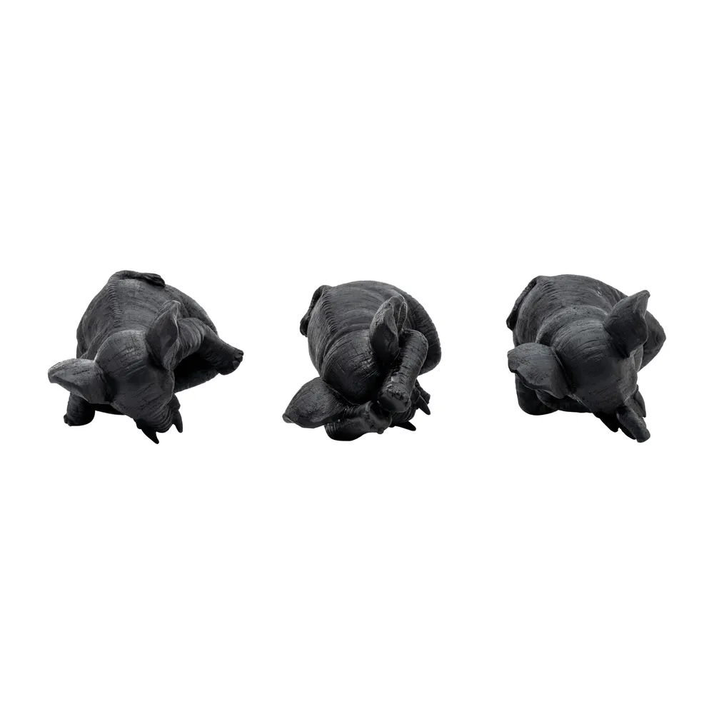 YATESWORTH SET OF 3 BLACK DECOR 8 (IN)