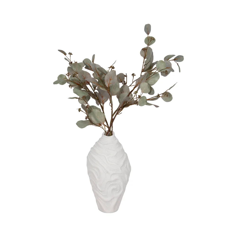 CAMDENSHAW WHITE VASE 14 (IN)