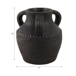 NOELWIND BLACK VASE 10 (IN) 9