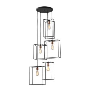 Box 21'' Wide 5-Light Chandelier - Oil Rubbed Bronze 1