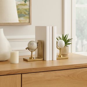 NELSONVALE SET OF 2 GOLD DECOR 7 (IN) 11