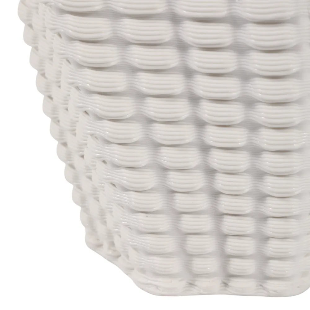 ELWINROSE WHITE VASE 16 (IN)
