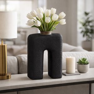 ROLANDCREST BLACK VASE 15 (IN) 2