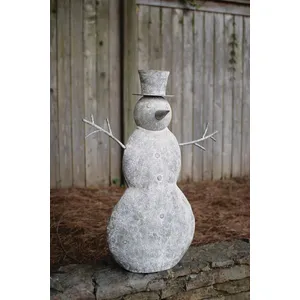 Metal Snowman 1