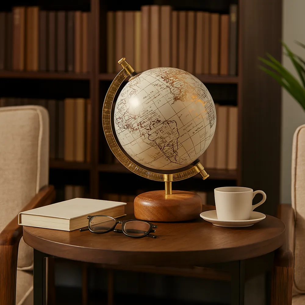 INGRIDDALE WHITE GLOBE 10 (IN)