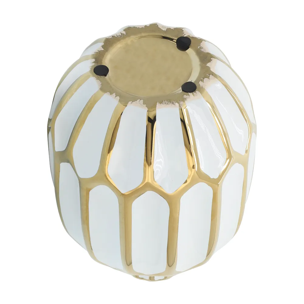 CALVINHAM WHITE VASE 8 (IN)