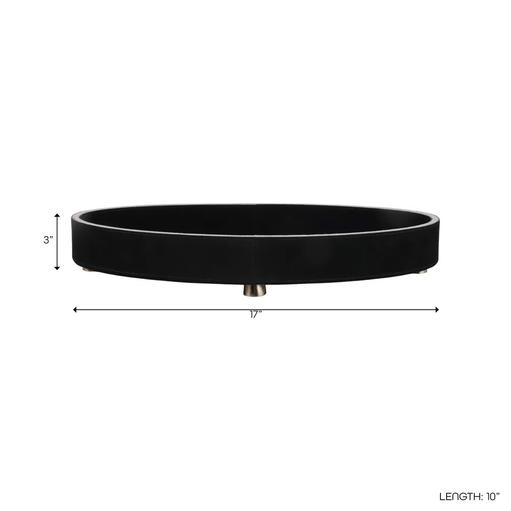 DEWEYLAKE BLACK TRAY 3 (IN)