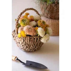 Set of 3 Woven Seagrass Baskets with Handles 2