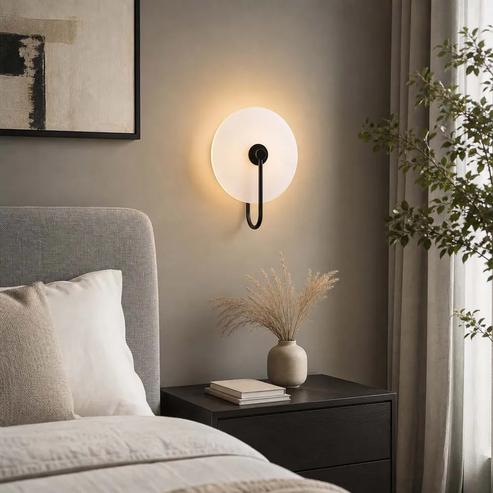 HARPERSIDE WHITE SCONCE 12 (IN)