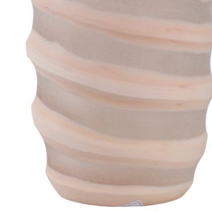 SAMSONWICK IVORY GLASS VASE 13 (IN) 6