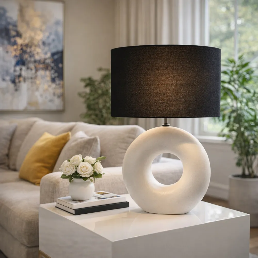 EVERTONMILL WHITE LAMP 26 (IN)