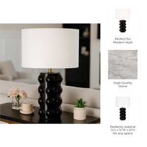 TUCKERPORT BLACK LAMP 22 (IN) 9
