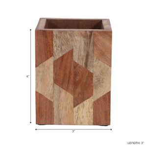 DENTONHAVEN BROWN PENCIL CUP 4 (IN) 10