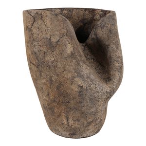 RUSHBROOK BROWN VASE 14 (IN) 4