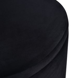 Linder Storage Ottoman - Black 4