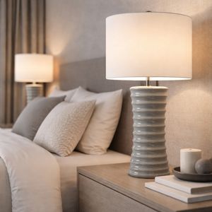 DAMIENCLIFF GRAY LAMP 31 (IN) 10