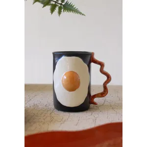 Ceramic Bacon and Eggs Mug 3