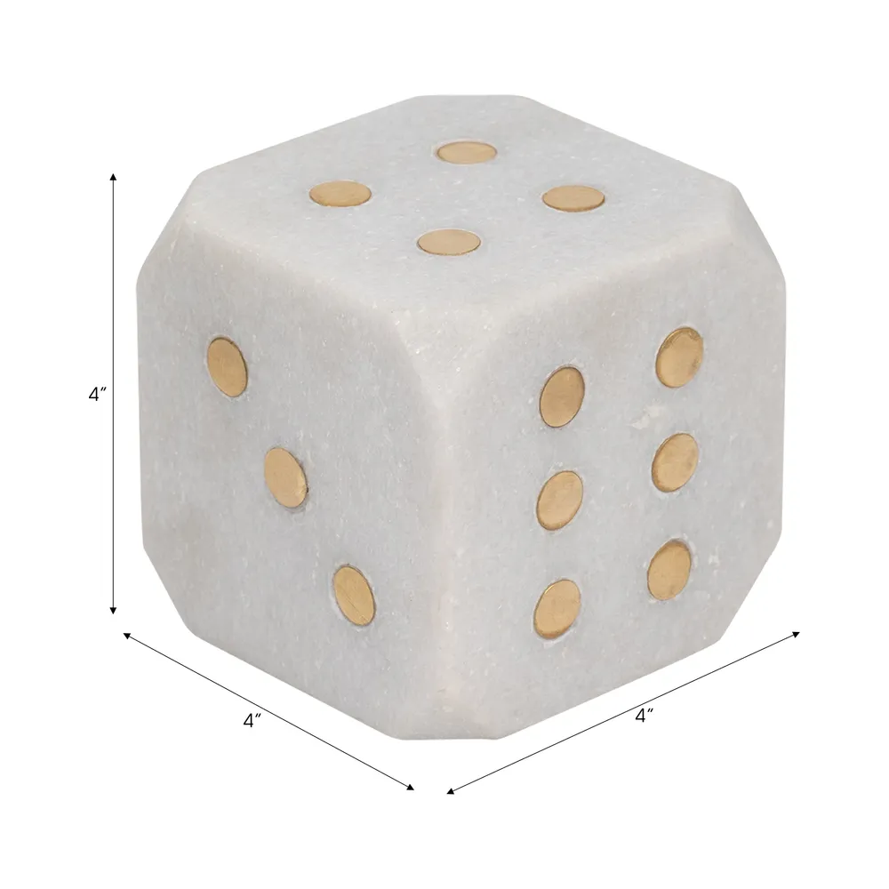 CALHOLM WHITE DECOR 4 (IN)