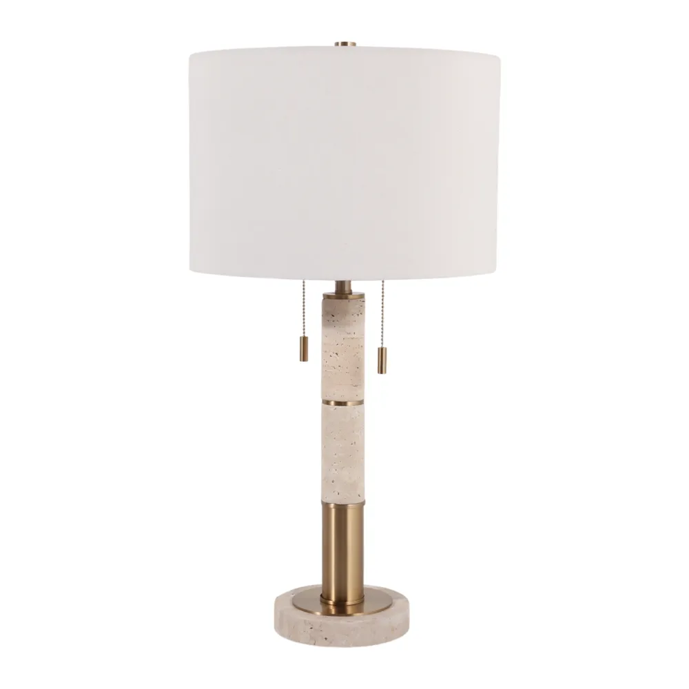 ALECSIDE IVORY LAMP 28 (IN)