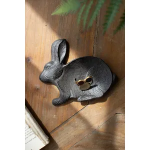 Cast Iron Easter Rabbit Trinket Tray 2