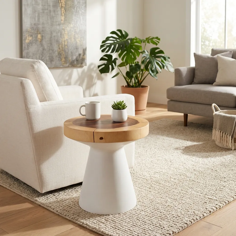 JASPERHOLM WHITE TABLE 16 (IN)