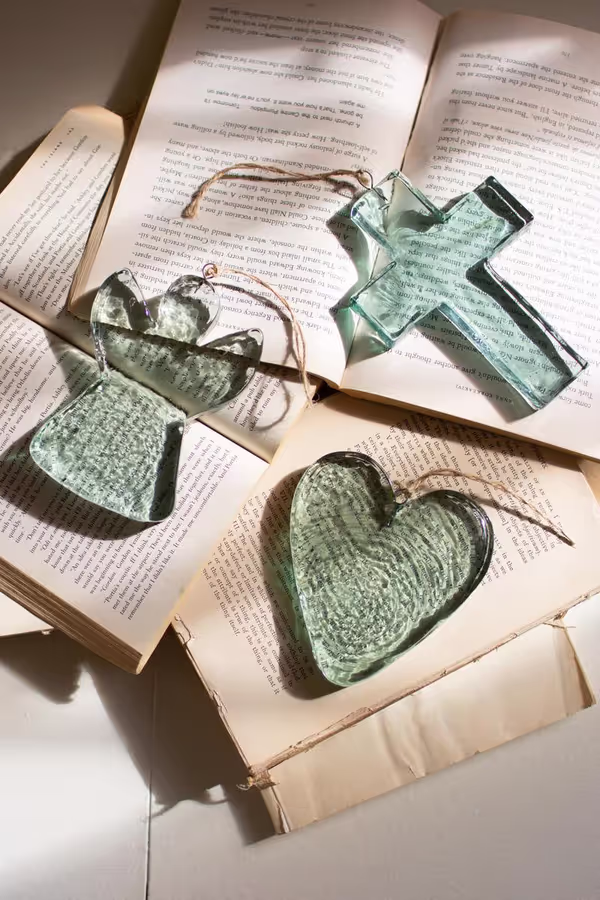 Glass Angel Suncatcher