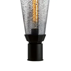 Lyrids 20'' High 1-Light Outdoor Post Light - Matte Black 4