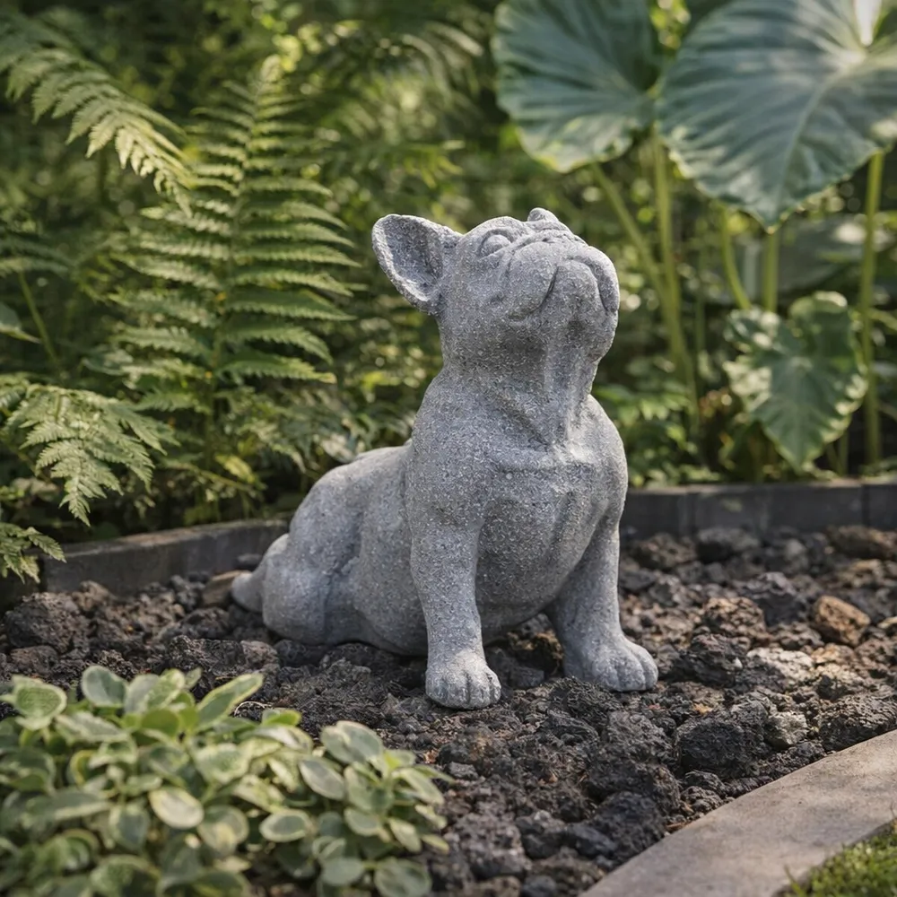 ROSEROSE GRAY GARDEN STATUARY 12 (IN)