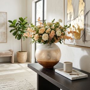 CLAYWORTH WHITE VASE 14 (IN) 2