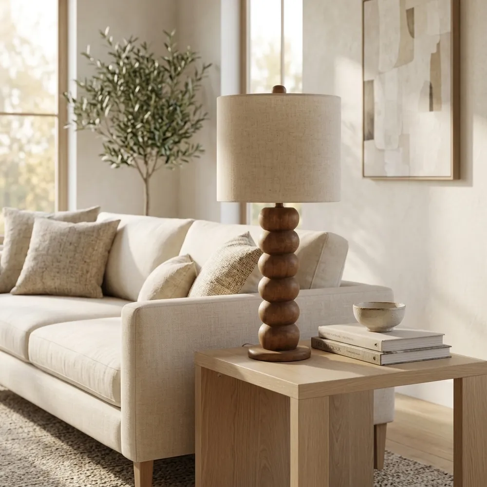 FARROWFORD BROWN LAMP 26 (IN)