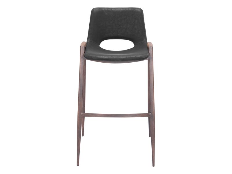 Desi Barstool Black & Walnut 4