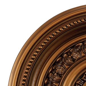 English Study 18'' Wide Medallion - Antique Brass 3