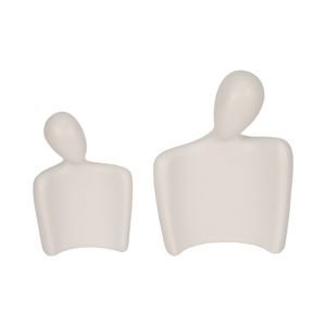 FORRESTFORD SET OF 2 WHITE DECOR 10 (IN) 6